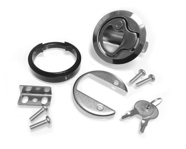 Slam latch kit Ø61, lockable